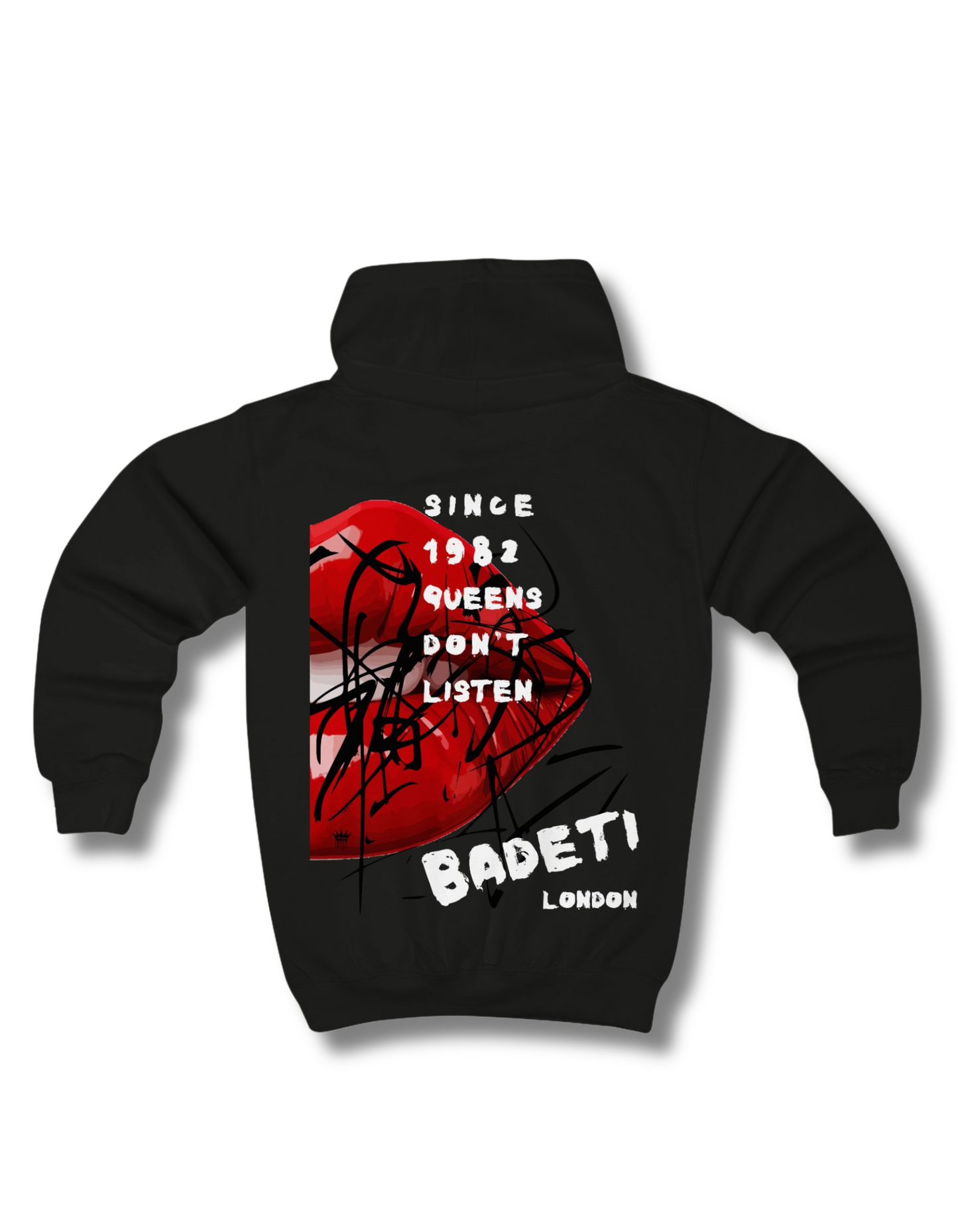 Kids Hoodie

BOLD Hoodies

Queens Don't Listen

Queens Don't Listen Hoodie

Big Lip Hoodie

BADETI London Hoodie
BADETI London Kids

Bad Etiquette London Queens Don't Listen Hoodies