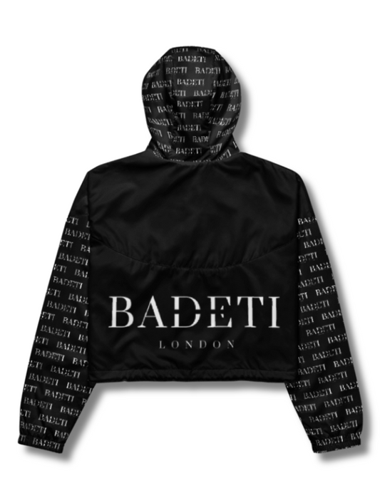 Bad Etiquette London | BADETI Cropped Windbreaker - BAD ETIQUETTE LONDON