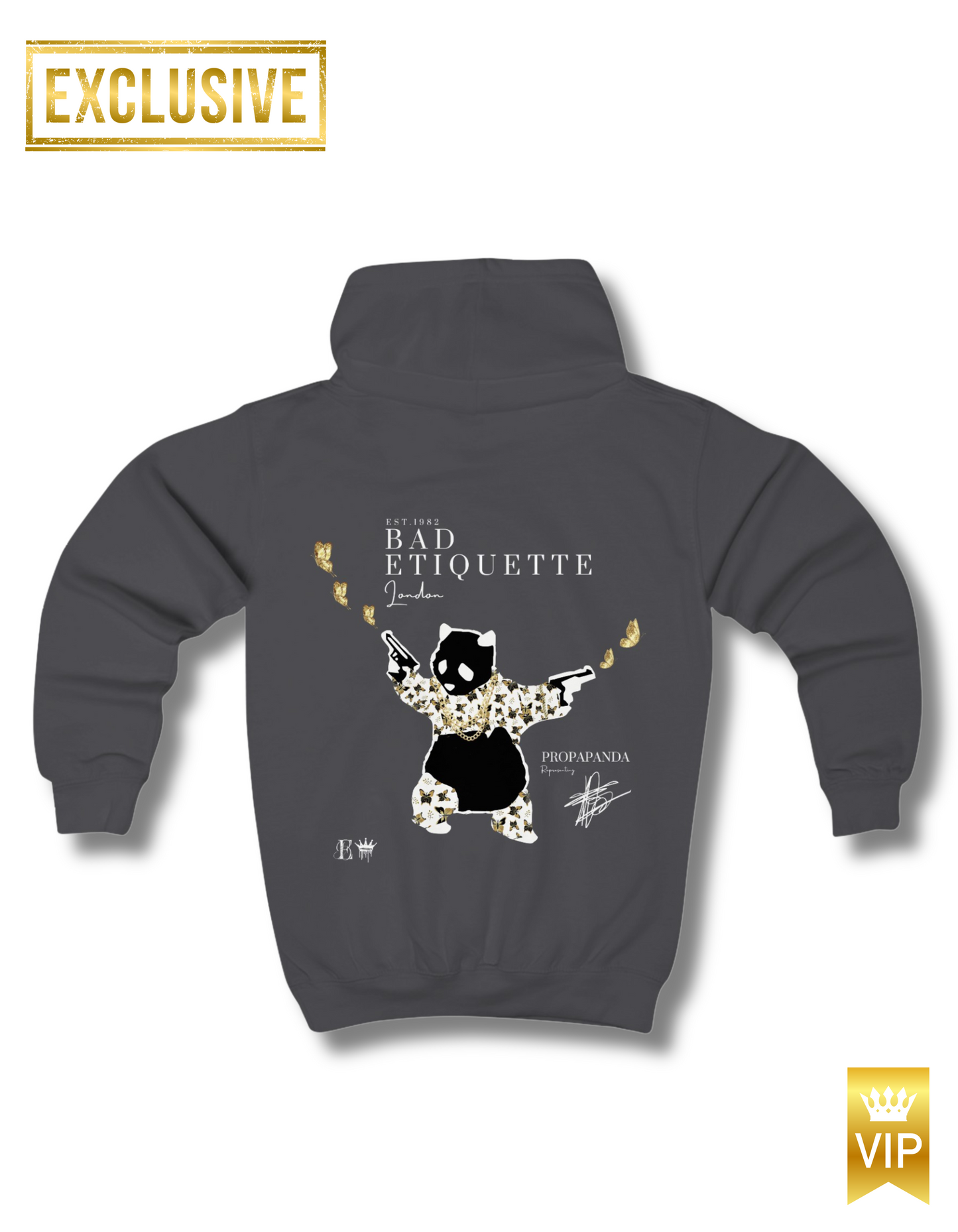 Bad Etiquette London | It's Propapanda | Kids Hoodie - BAD ETIQUETTE LONDON